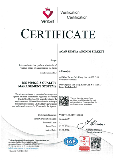 ISO 9001:2015 